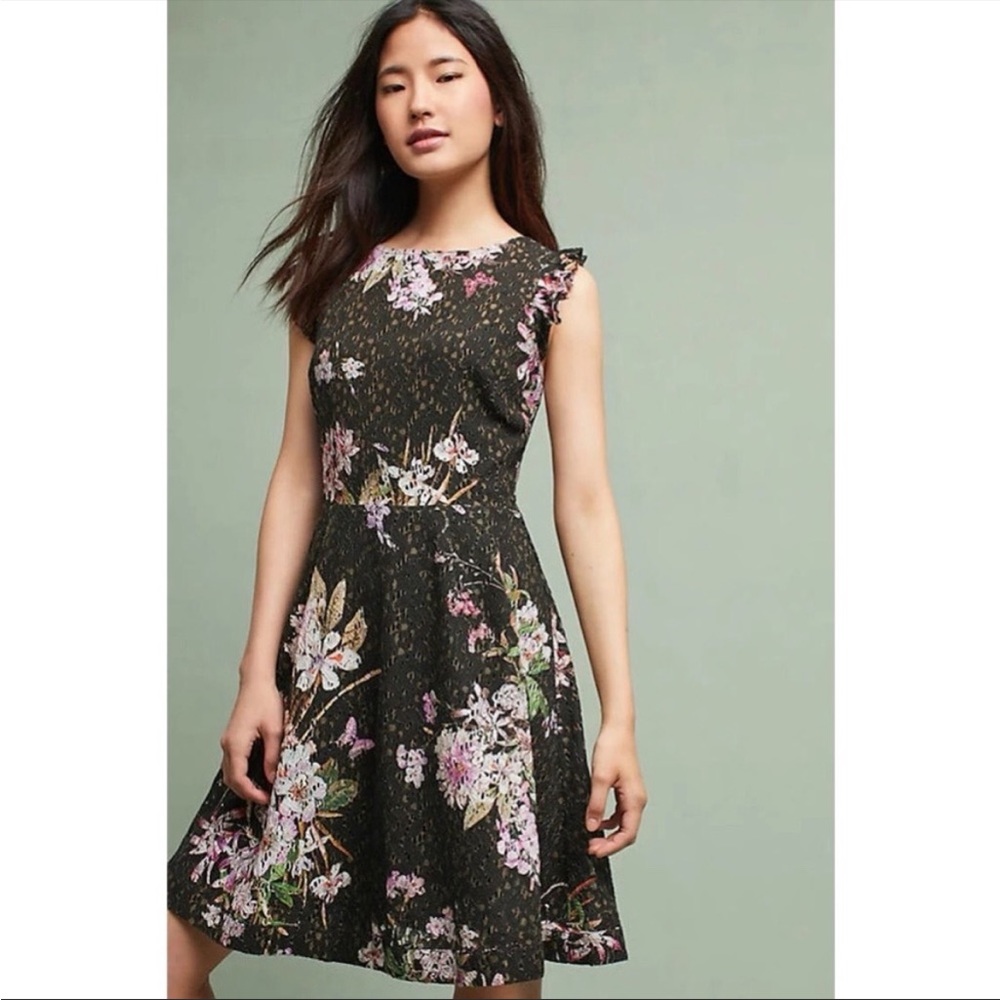 ANTHROPOLOGIE Eri + Ali Nevaeh fit and flare dress. NWT. Size 10.